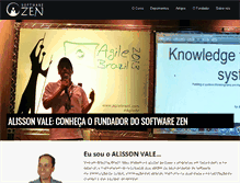 Tablet Screenshot of alissonvale.com
